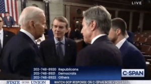 SLOPPY JOE: Biden Drops Bibi Bomb on Hot Mic After State of the Union [Watch]